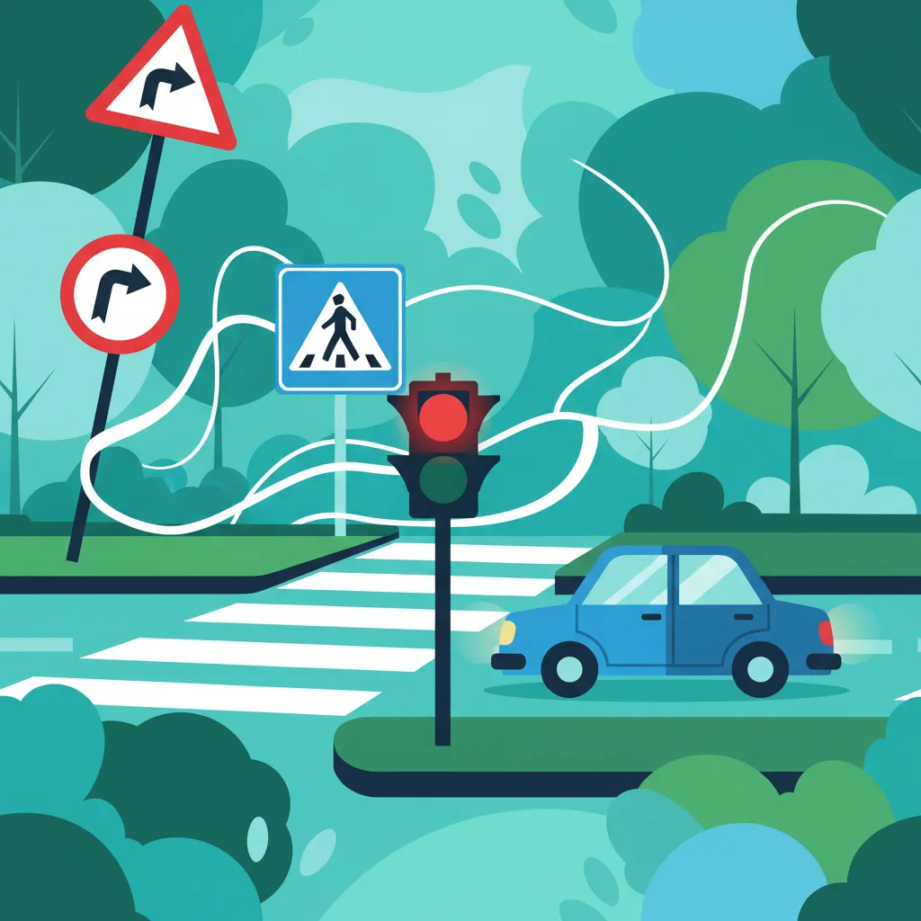 Warning Signs (Varningstecken) driving theory lesson