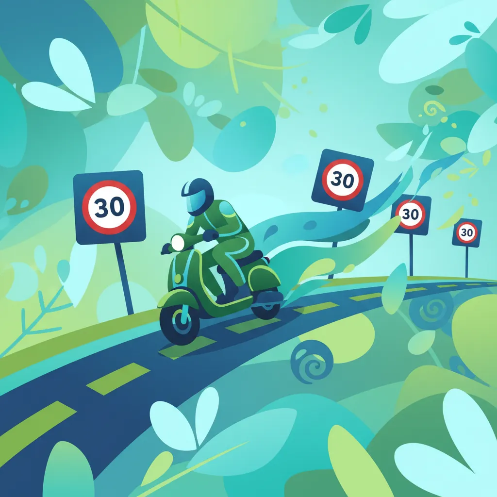 Swedish Moped Theory AM: Speed Limits Specific to Mopeds