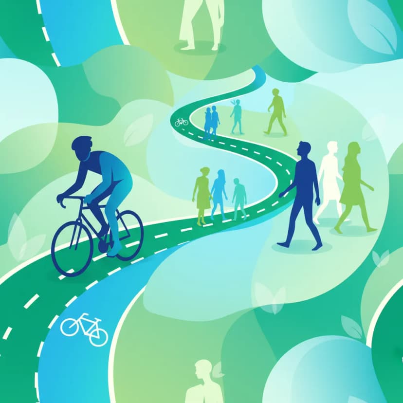 Cycle Paths (Cykelbana) and Shared Spaces driving theory lesson