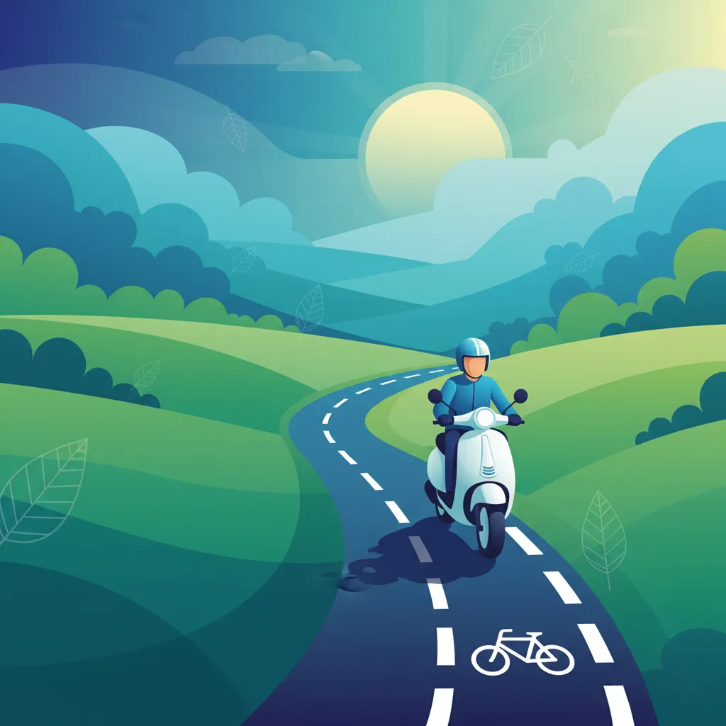 Swedish Motorcycle Theory A: Road Markings Specific to Two-Wheeled Vehicles