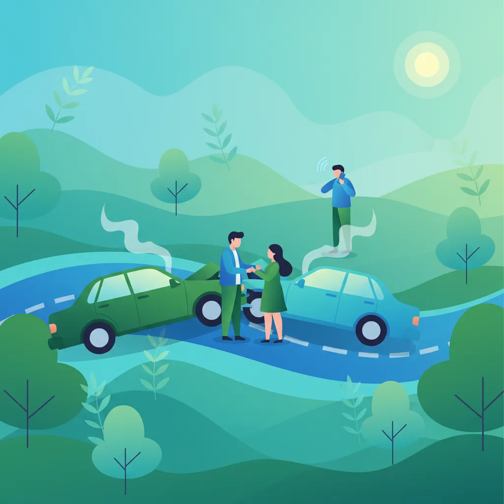 Immediate Actions After a Collision lesson overview image