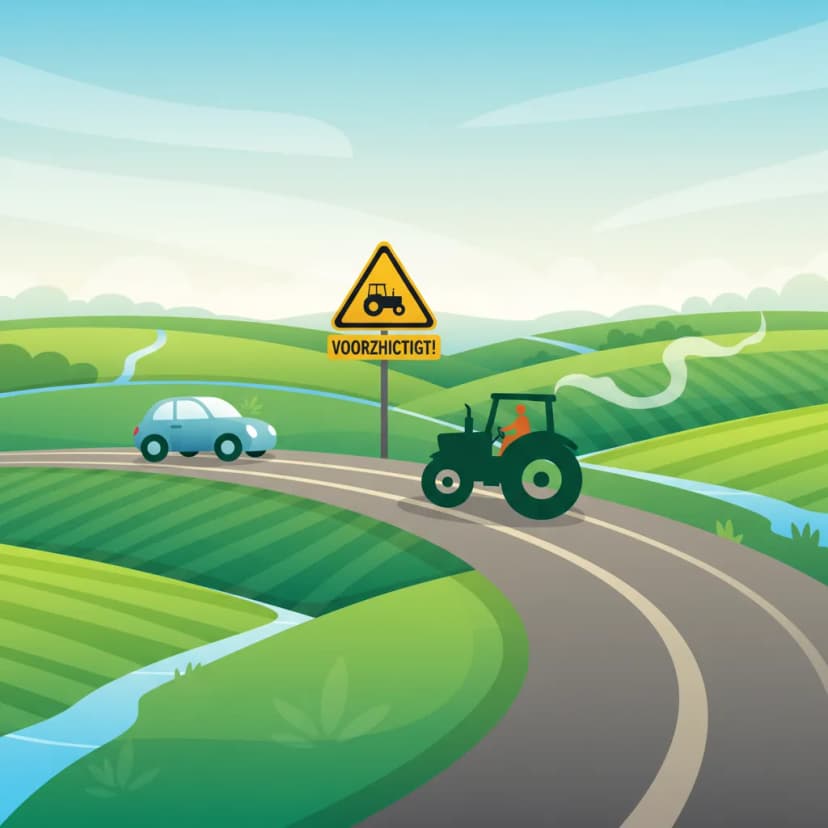 Rural Roads and Farm Vehicles driving theory lesson
