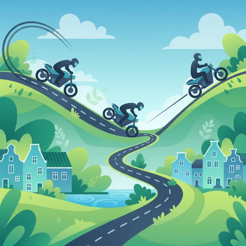 Emergency Stop, Safe Pull-Over, and Rider Recovery lesson image