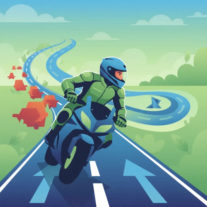 Defensive Riding and Escape Path Planning lesson image