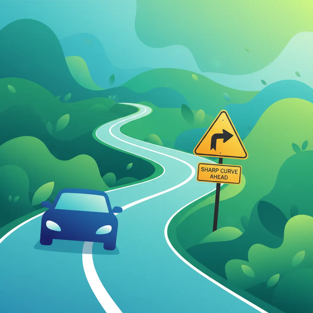 Swedish Driving Theory B: Turning, Cornering and Curve Negotiation