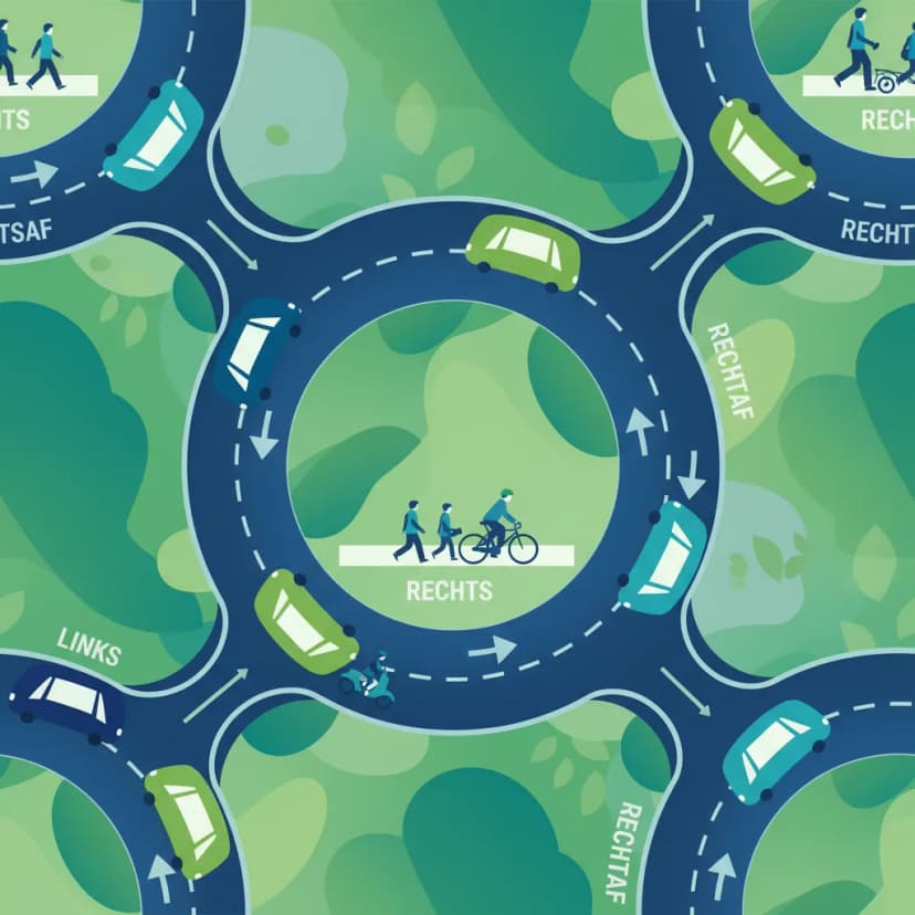 Roundabouts and Circulationsplats (Rondell) driving theory lesson