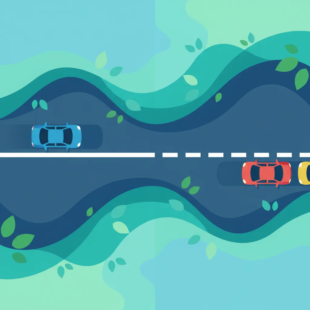 Interpretation of Lane Markings (Markering på vägbanan) lesson overview image