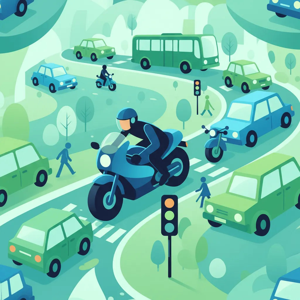 Speed Adaptation for Motorcycles in Urban Areas lesson overview image