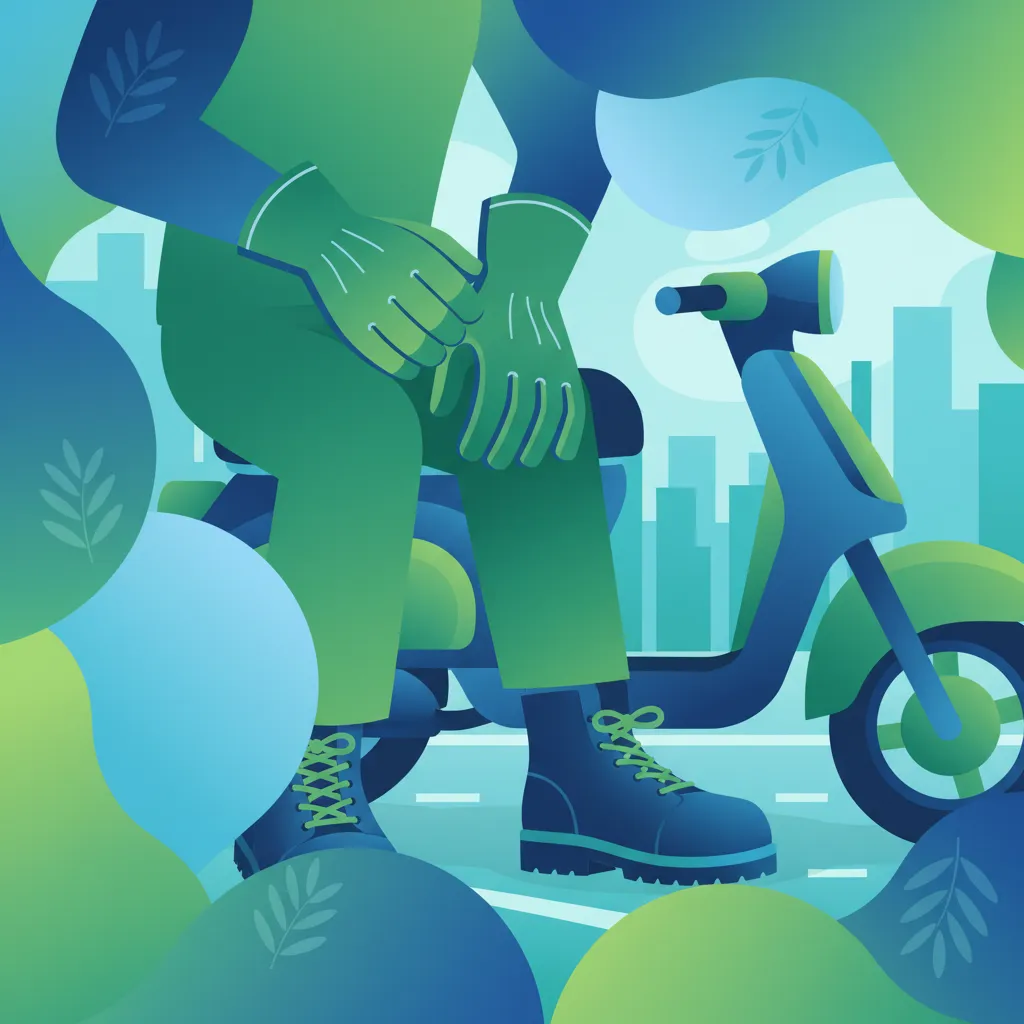 Svensk AM-mopedteori: Skyddskläder, handskar och skor