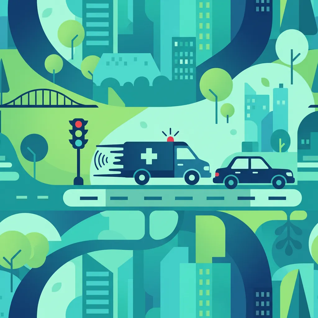 Utryckningsfordon och sirener översiktsbild för lektionen