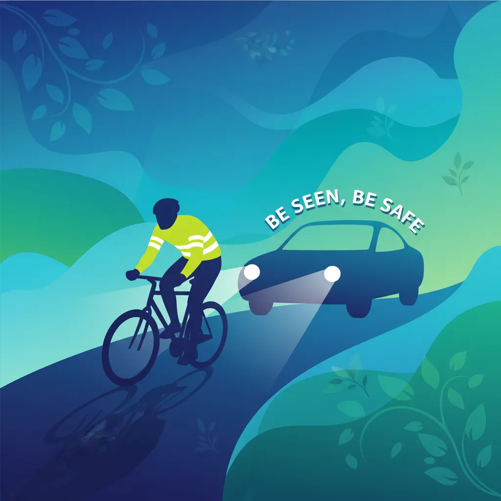 Synlighetsstrategier i trafiken (reflexkläder) översiktsbild för lektionen