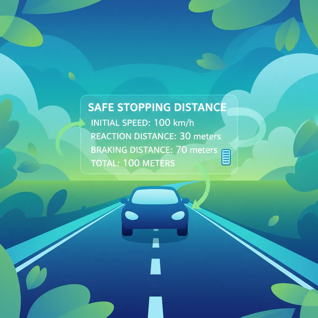 Swedish Moped Theory AM: Calculating Safe Stopping Distances