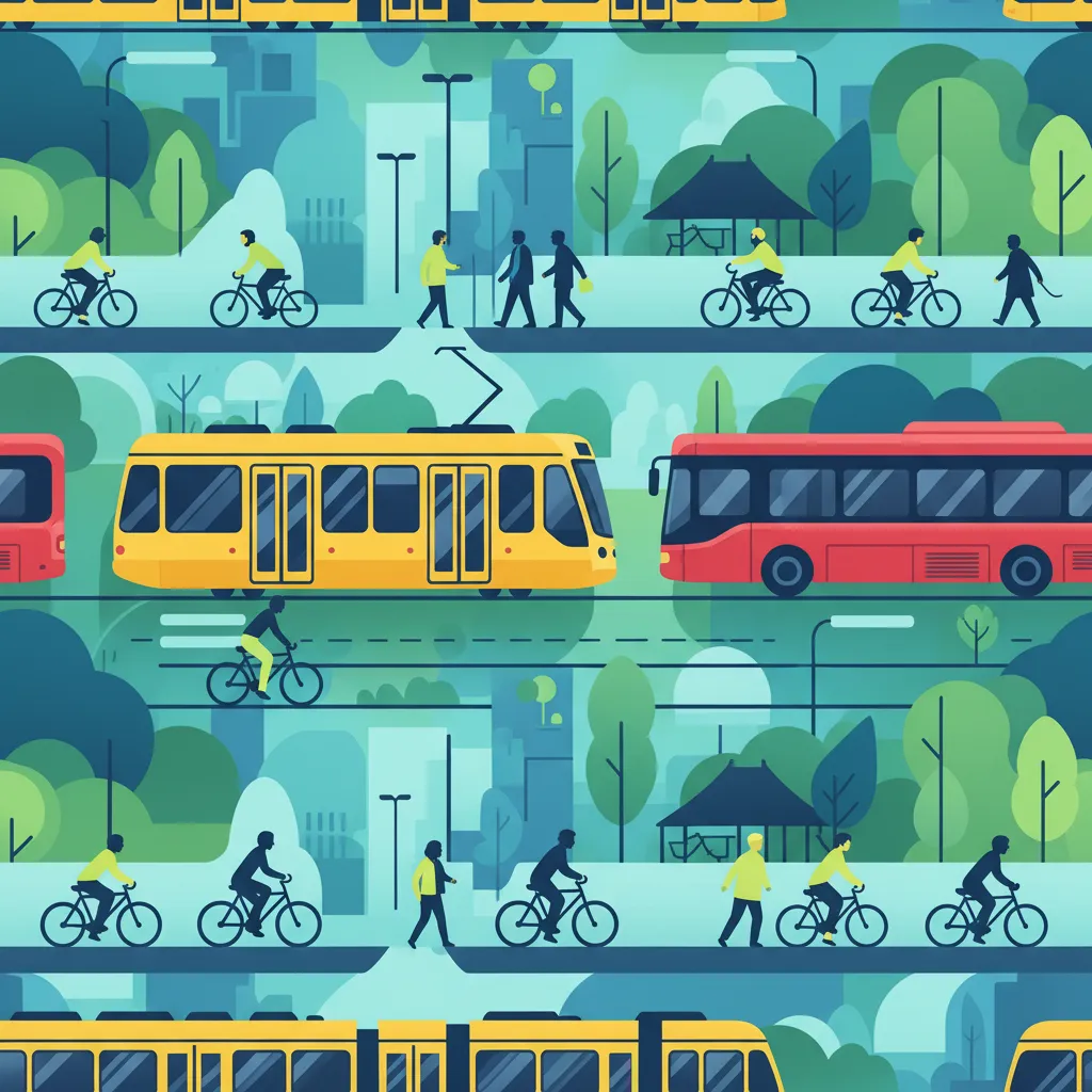 Svensk AM-mopedteori: Interaktion med bussar, spårvagnar och kollektivtrafik