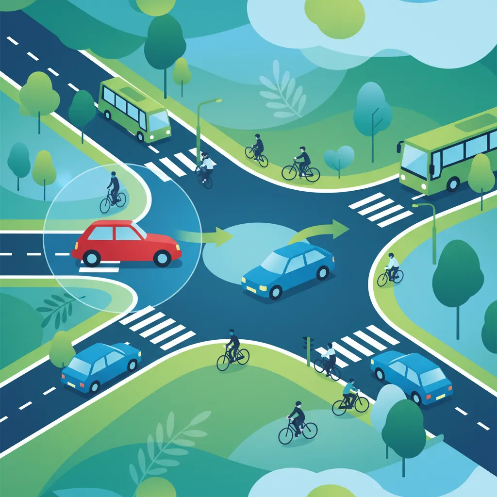 Swedish Driving Theory B: General Right-of-Way (Högerregeln)