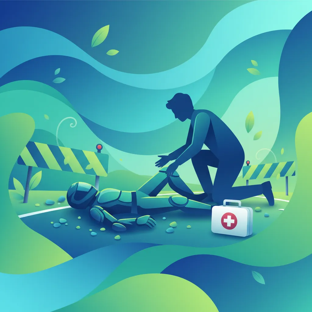 Basic First-Aid for Riders and Bystanders driving theory lesson