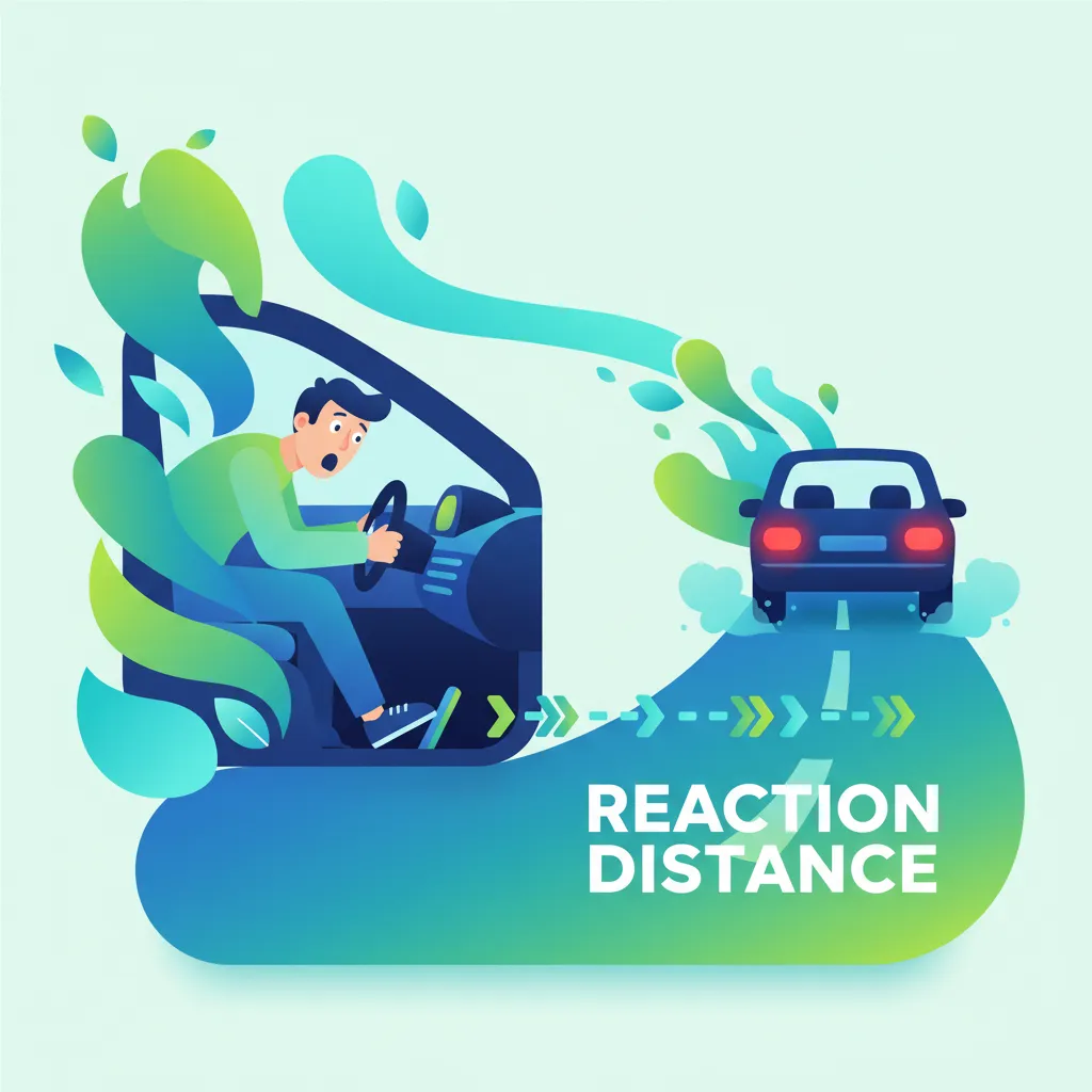 Swedish Driving Theory B: Reaction Time and Braking Distance (Reaktionstid)