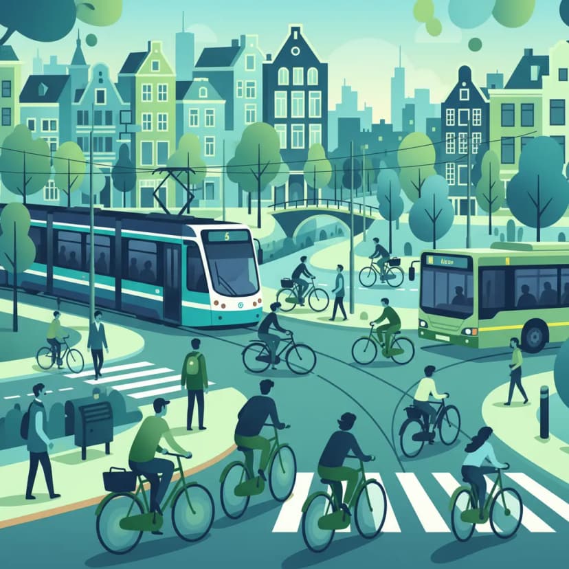 Interaction with Public Transport driving theory lesson