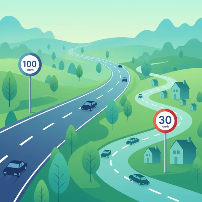 National Speed Limits and Zone-Specific Rules lesson image