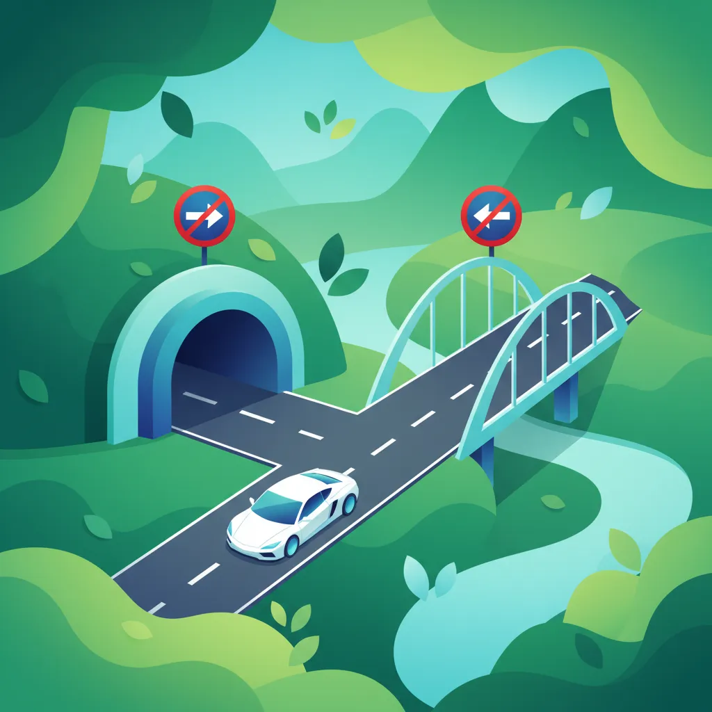 Svensk MC-Teori A: Prioritet i tunnel- och bro-situationer