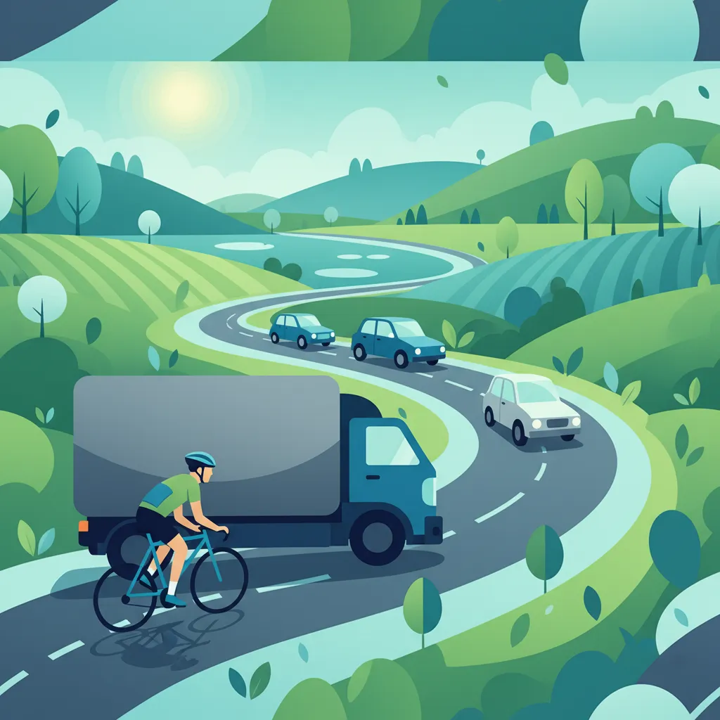 Samverkan med bilar och tunga fordon översiktsbild för lektionen