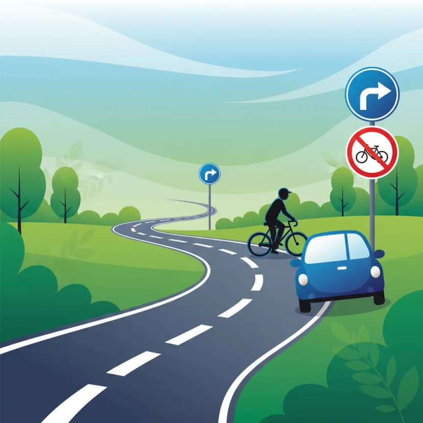 Regulatory Signs (Vägförbud & Påbud) driving theory lesson