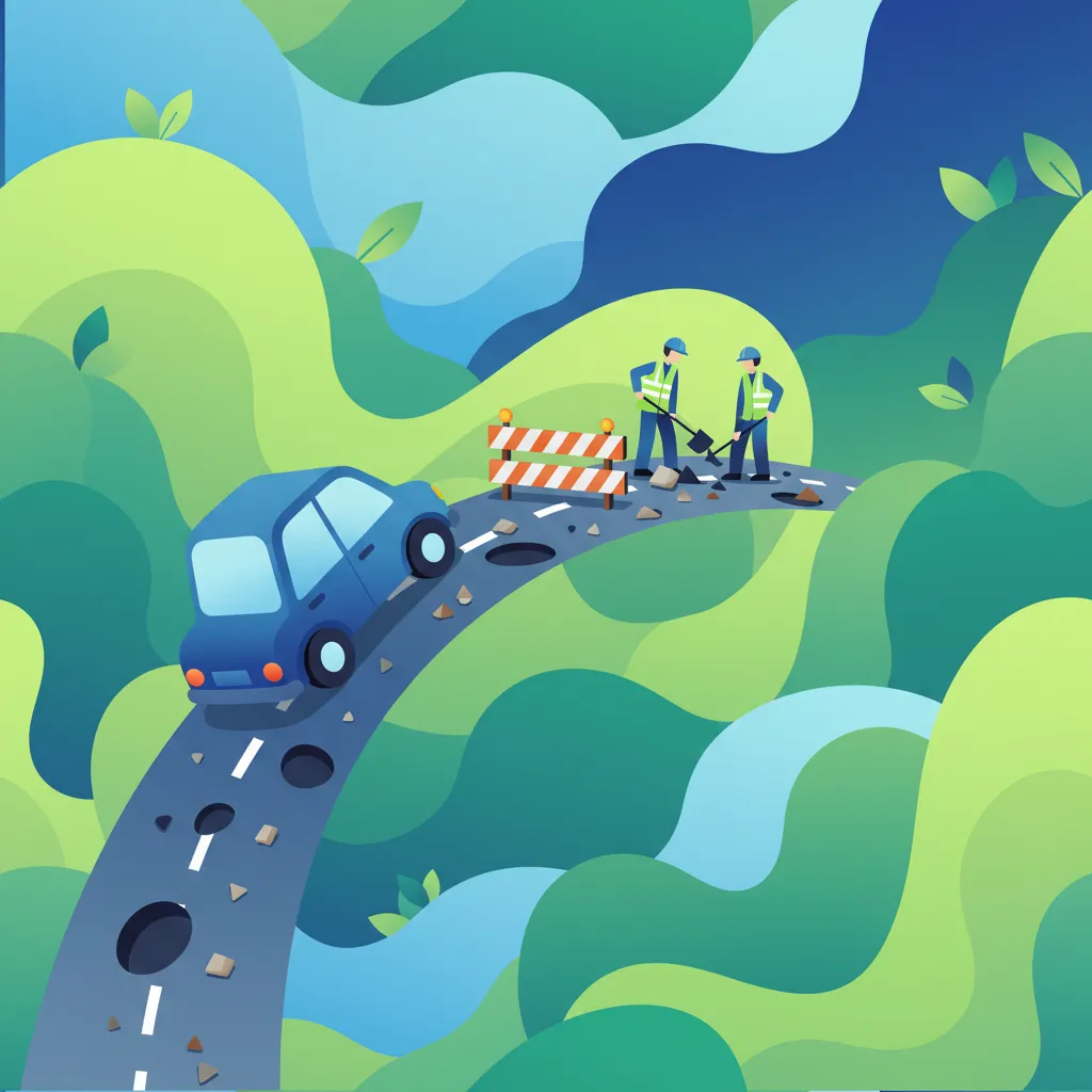 Obstacle Negotiation: Potholes, Debris, and Road Work Zones lesson overview image