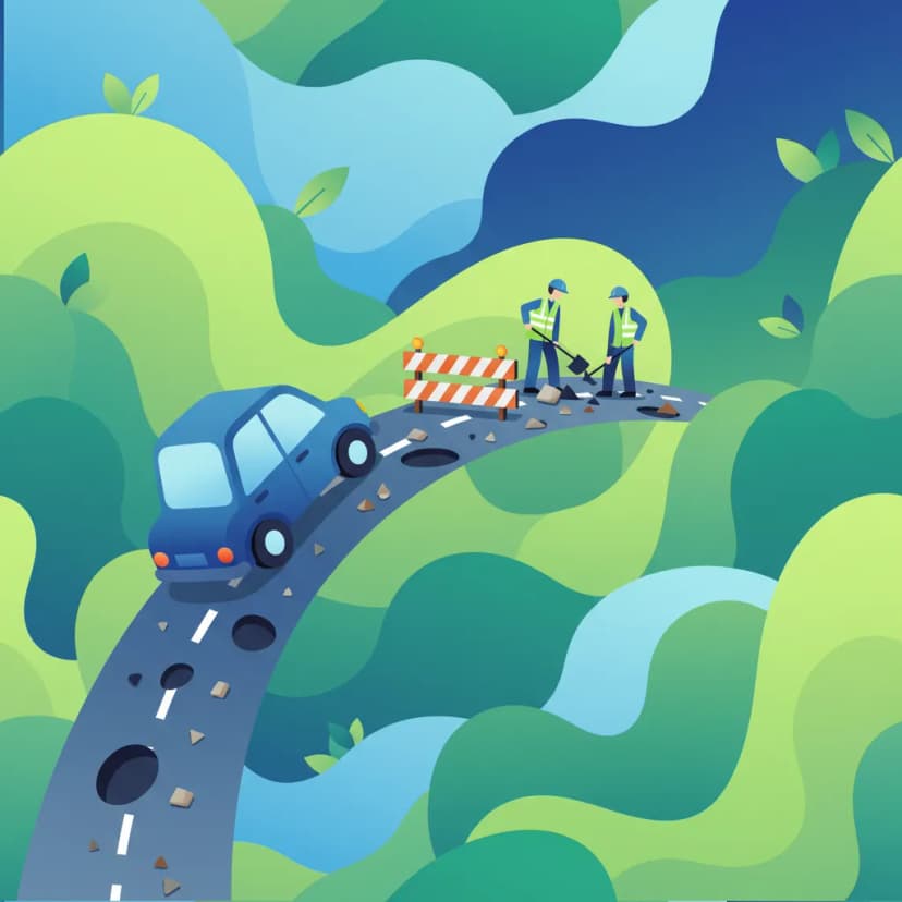 Obstacle Negotiation: Potholes, Debris, and Road Work Zones lesson image