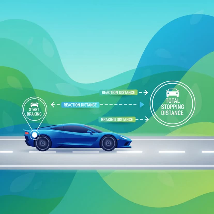 Calculating Stopping Distances for Your Swedish Driving Theory Exam