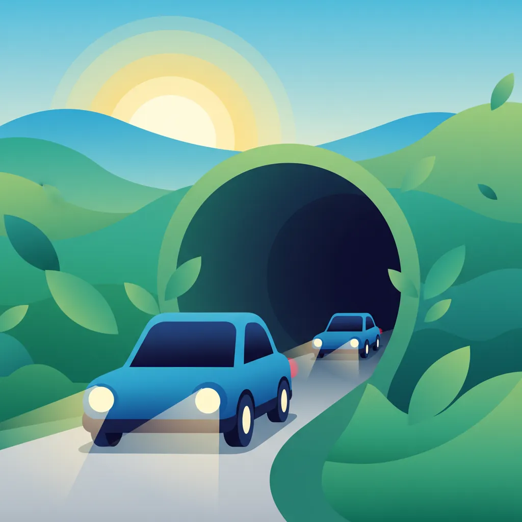 Navigating Tunnels: Lighting Changes and Safe Distances in Sweden