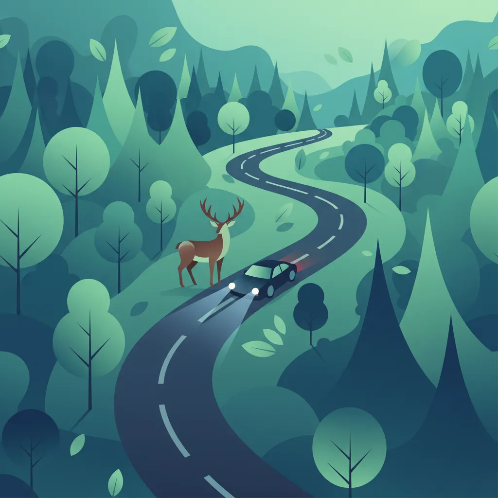 Advanced Night Driving: Headlights and Stopping Distance for the Swedish Driving Test