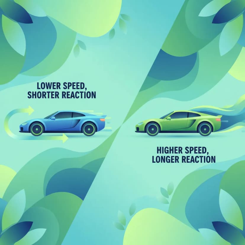 Comparing Reaction Distance and Speed in Swedish Traffic