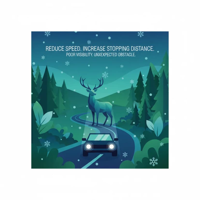 Speed Adaptation for Swedish Roads: Visibility and Stopping Distance