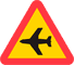 A23 - Warning for Low-Flying Aircraft road sign