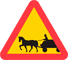 A32 - Warning for Horse-Drawn Vehicles road sign
