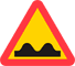 A8 - Warning for Uneven Road road sign