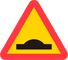 A9 - Warning for Speed Bump or Dip road sign