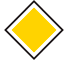 B4 - Priority Road Begins road sign