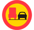 C29 - No Overtaking for Heavy Trucks road sign