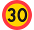 C31 - Speed Limit road sign