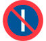 C36 - No Parking on Odd-Numbered Days road sign