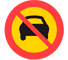 C4 - No Motor Vehicles With More Than Two Wheels road sign