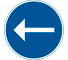 D1 - Mandatory Direction road sign