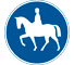 D8 - Mandatory Bridleway road sign
