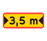 T4 - Clear Width road sign