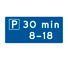 T7 - Special Rules for Stopping and Parking road sign