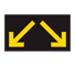 X5 - Yellow Light Arrow or Arrows road sign