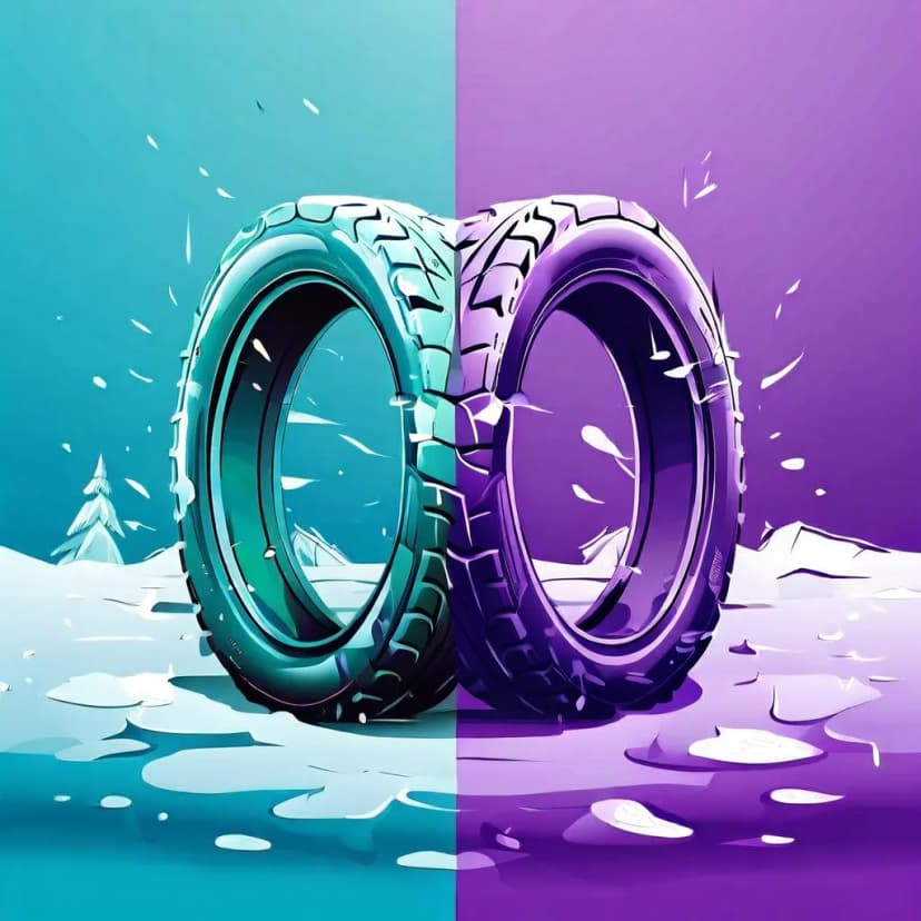 Winter Tyres vs. Studded Tyres: Braking and Steering in Swedish Conditions