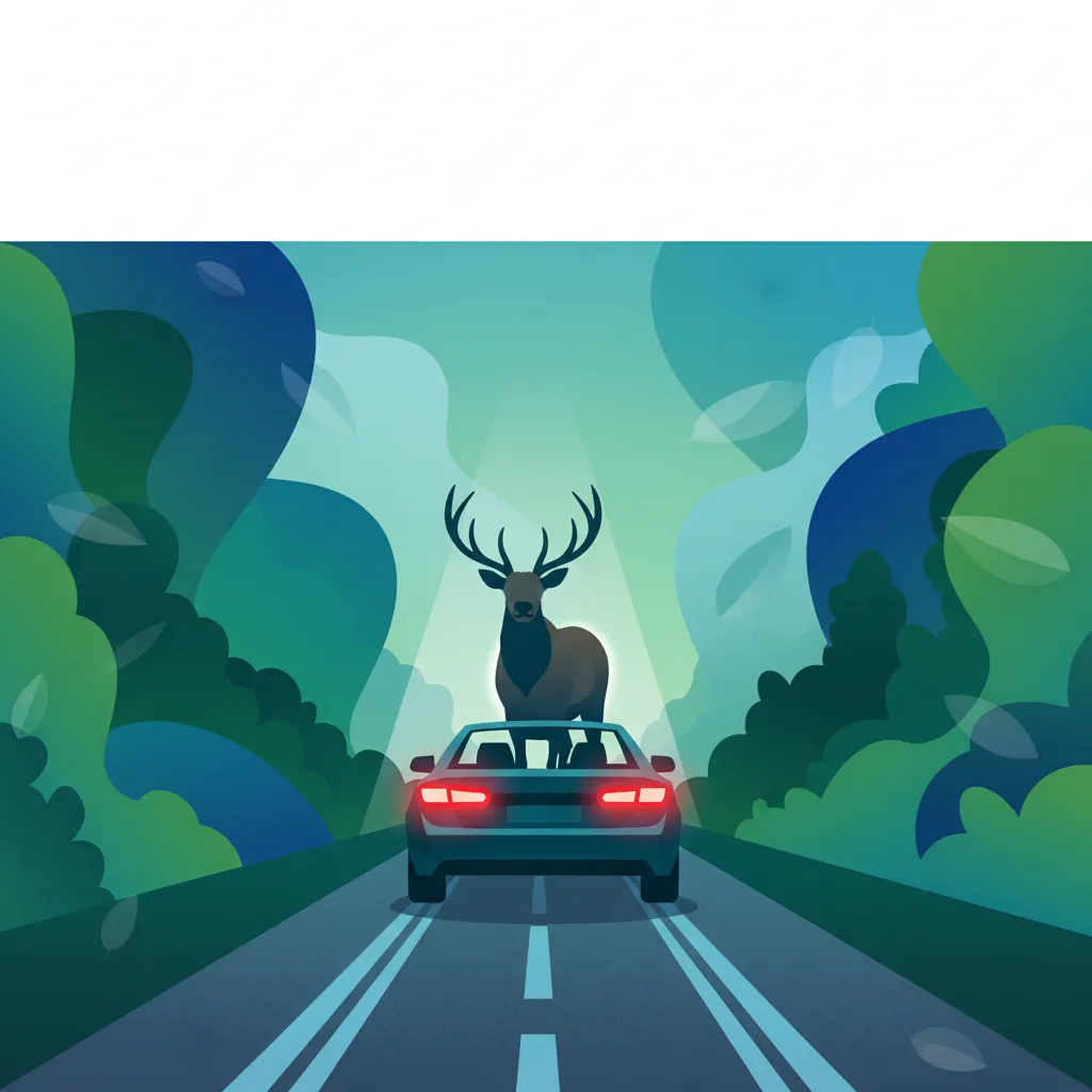 Öva omedelbara reaktioner på faror med vilda djur inför ditt svenska körkortsprov